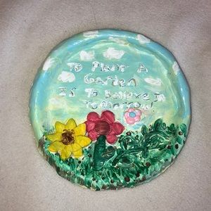 Clay made trinket dish
